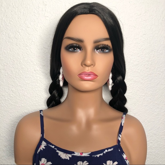 Handmade Crochet White & Hot Pink Daisy Earrings - Picture 8 of 11